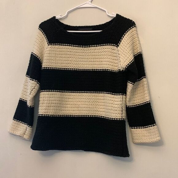 Sanctuary black and white striped sweater Size M - Picture 1 of 5